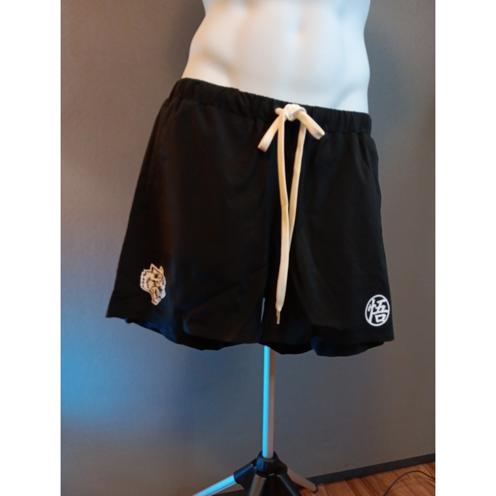 Darc Sport x Dragon Ball Super Broly Mens S Black Drawstring Compression Shorts